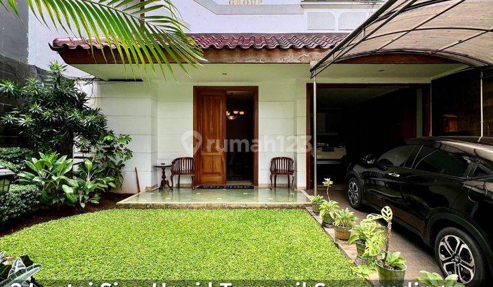 Menteng 2 Lantai Siap Huni, Area Asri Tenang, Tanah Persegi, Murah 1