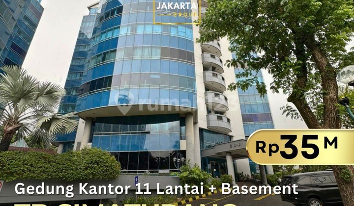 Gedung TB Simatupang 11 Lantai, Basement, Lift, Dijual Murah Siap Huni