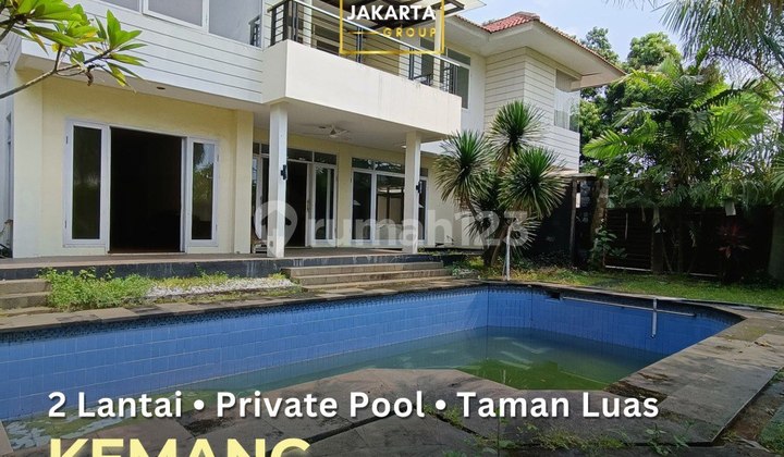 Kemang 2-Story House with Private Pool & Spacious Garden, Peaceful, Flood-Free