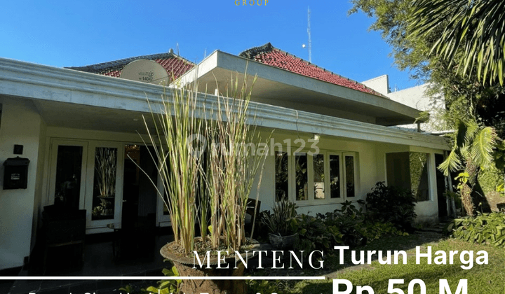 Menteng Rumah Siap Huni Dijual Murah, Tanah Persegi, Row Jalan Lebar 1