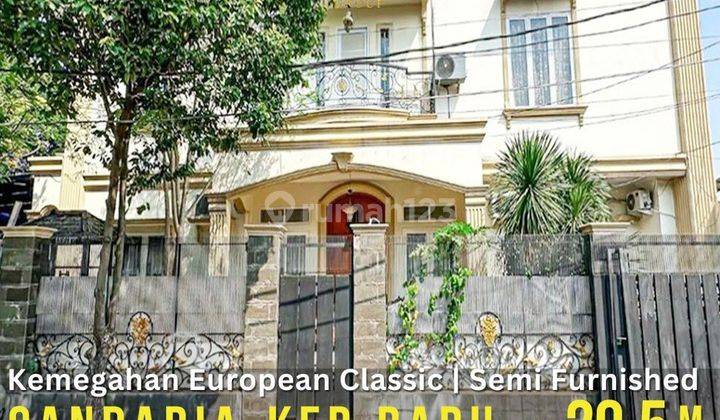 Gandaria Kebayoran Baru, Euroean Classic House, Mewah, Semi Furnish 1