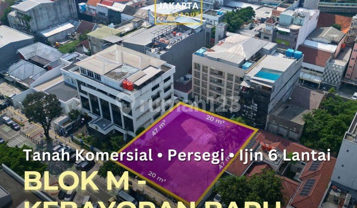 Block M Kebayoran Baru Commercial Land Building Permit for 6 Floors Business Area Block M Kebayoran Baru Commercial Land Building Permit for 6 Floors Business Area
