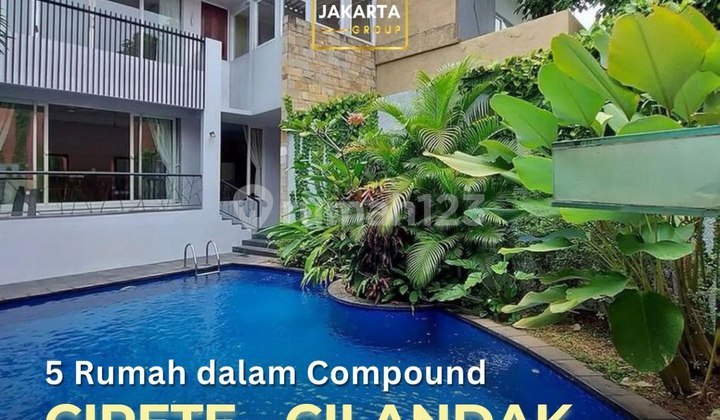 Cipete Cilandak 5-Unit House in a Compound Near Kemang