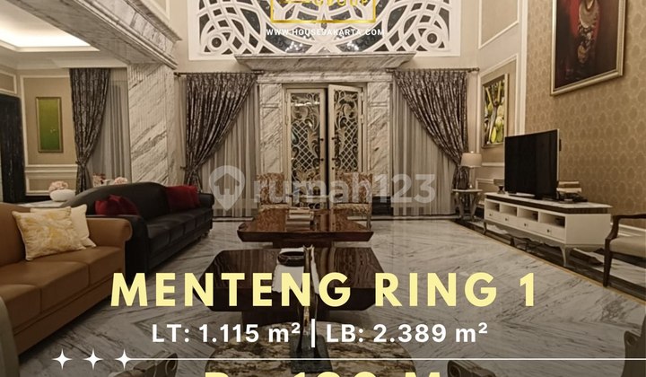 Rumah Sultan Mewah Menteng Prime Area . Jarang Ada