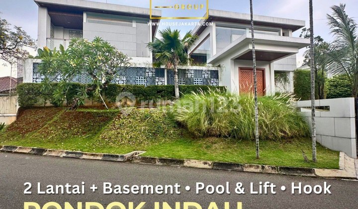 Pondok Indah 2-Story House + Basement. Swimming Pool, Elevator. Located in Elite Hook Area. Pondok Indah 2-Story House + Basement. Swimming Pool, Elevator. Located in Elite Hook Area.