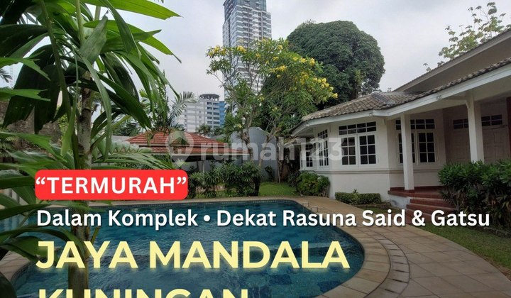 Termurah Rumah Jaya Mandala Kuningan Dalam Komplek Dekat Gatsu & Rasuna Said  