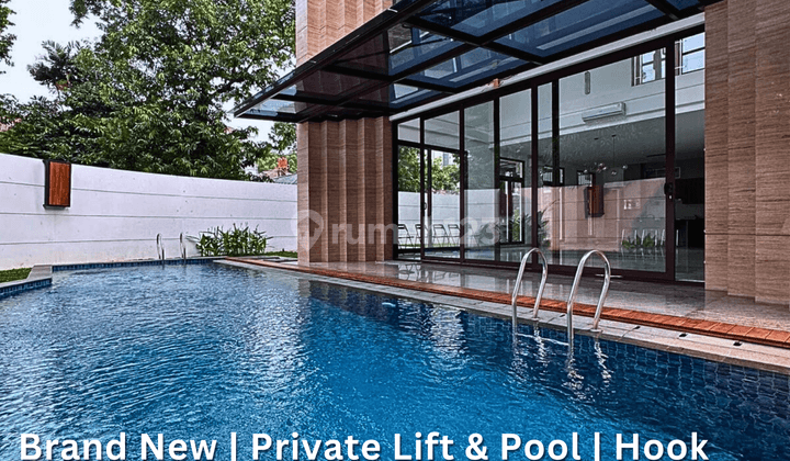 Rumah Brand New Kebayoran Baru 3 Lantai, Private Lift, Taman, Pool 1