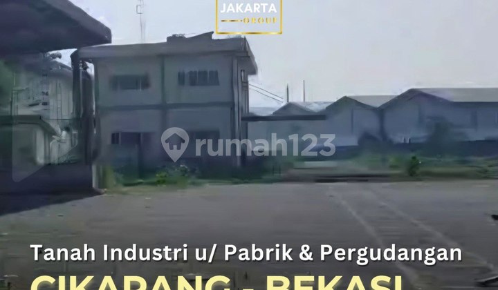 Tanah & Bangunan Industri Hitung Tanah Bisa Untuk Pabrilk atau Gudang