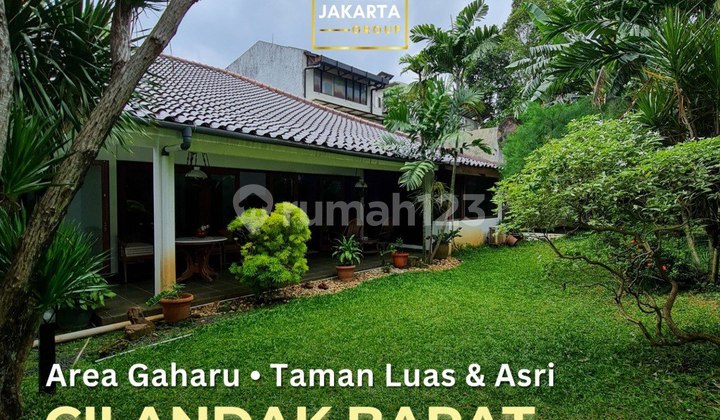 Cipete West Cilandak Classic 1-Story House with Spacious Garden & Carport