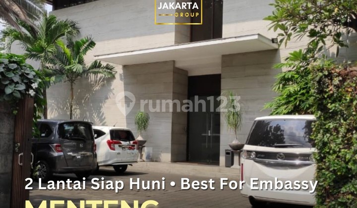 Menteng Siap Huni 2 Lantai bisa untuk silent office, kedutaan embassy
