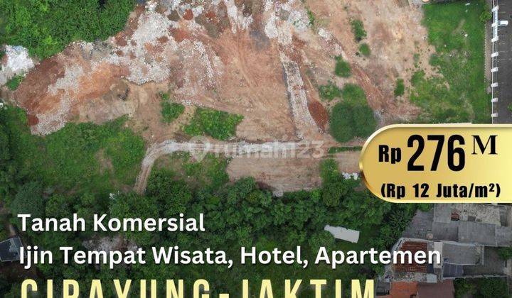 Tanah Komersial Cipayung Luas 2,3 Ha Bisa Bangun Tempat Wisata, Hotel, Apt, Perumahan 1