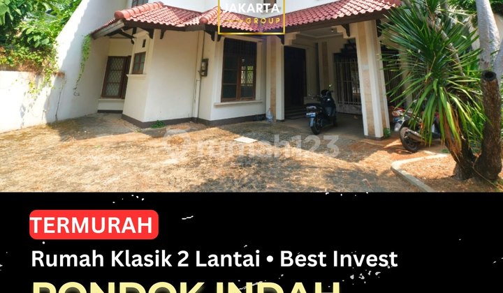 Pondok Indah Golf View, Cheapest Classic 2-Story House, Best Investment