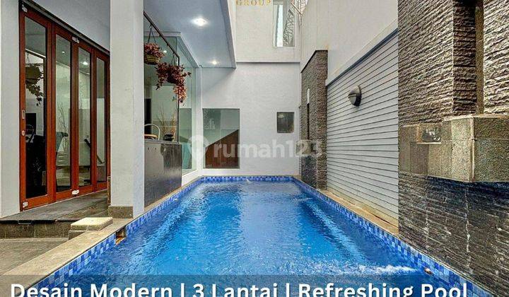 Cilandak Siap Huni, Modern House 3 Lantai, Private Pool, Area Tenang 1