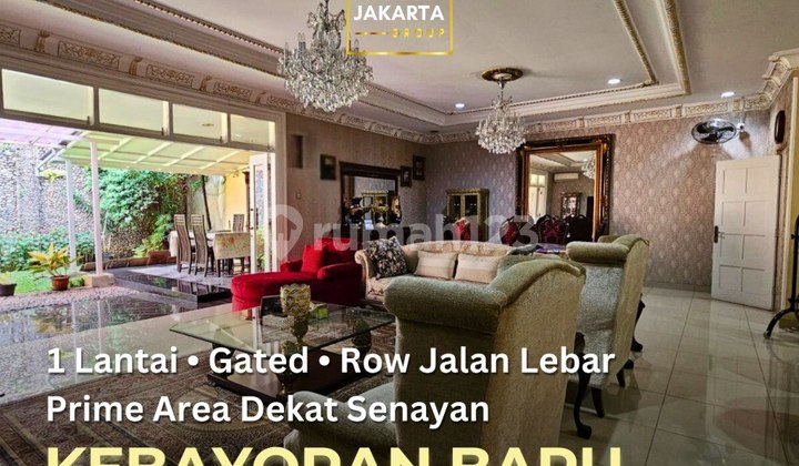 Kebayoran Baru House Near Senayan Elite Area Wide Road Kebayoran Baru House Near Senayan Elite Area Wide Road