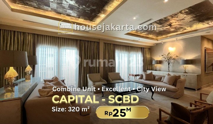 Capital Residence Scbd Excelent Apartment . Combine Unit . City View 1