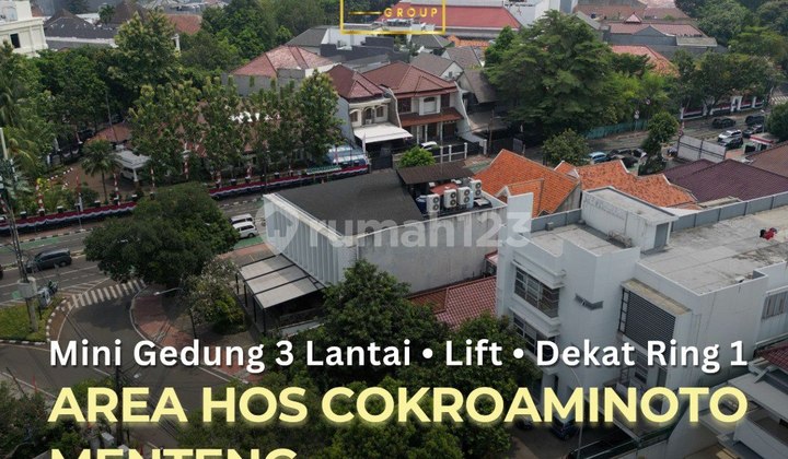 Menteng Mini Gedung Komersial 3 Lantai, Siap Huni, Lift, dekat Thamrin