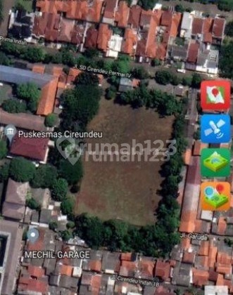 Jual tanah di Cirendeu Lokasi strategis , di bawah NJOP, berada di pinggir jalan 2