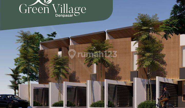 Green Village Modern Minimalist 2-Storey House Bypass Ngurah Rai Denpasar Bali 2 Bedroom Exclusive Limited Units 1