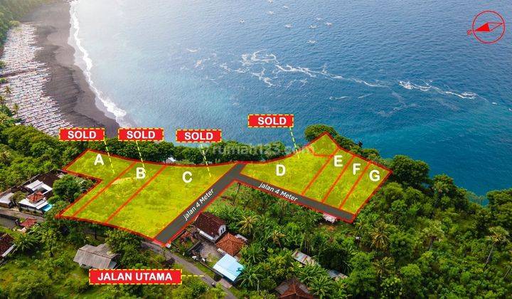 Last Unit !! Kavling Absolute Cliff Front Seraya Karangasem Bali Barang Langka 345m2 1