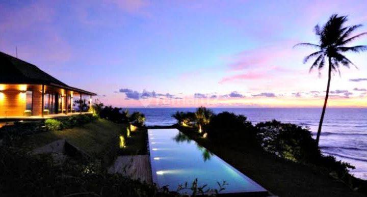 RARE ITEM Beach & Cliff Front 3BR Villa With Amazing Ocean, Mountain & Paddys Field Views Selemadeg Tabanan Bali 39 Are Big Pool Good Rental Income 2