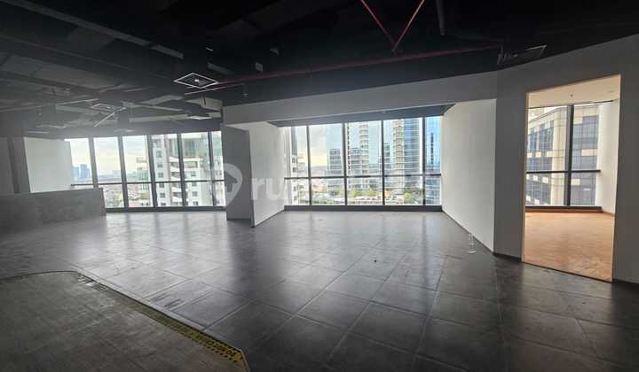 For Rent: Office Space Pakuwon Center TP5 Surabaya Semi-Furnished 201.5m2 with Director's Room & Meeting Room