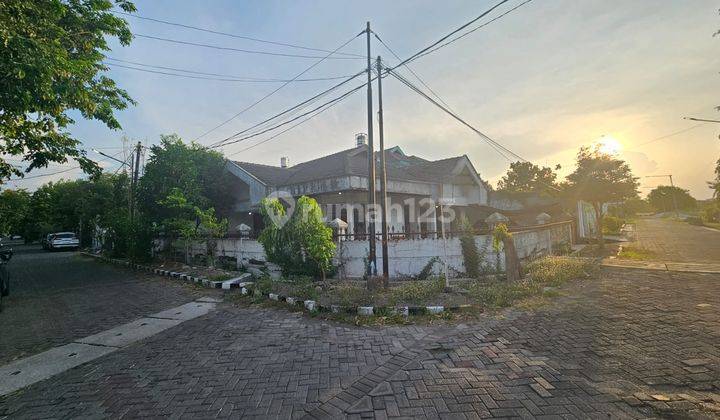 Hitung Tanah Rumah Lama Kedung Asem Rungkut Surabaya Hook 570m2 SHM Mepet Merr 1