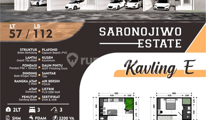 VERY LIMITED! 5 Unit Rumah Baru Klasik Minimalis - Saronojiwo Surabaya