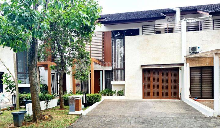 Rumah Mewah Sudah Renov Rapih Jalan besar di Cluster Elit De Park BSD De Park 1