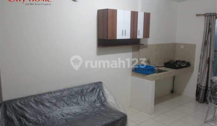 2-bedroom semi-furnished apartment, 42m2 area, West Jakarta