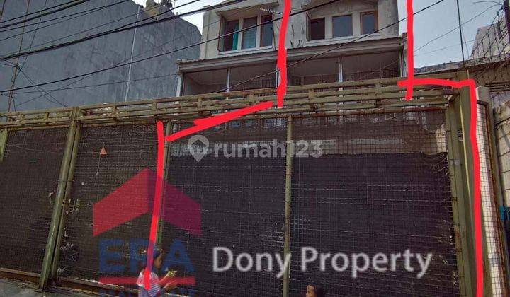 Rumah Murah 3 Lantai Luas 101 di Mangga Besar Taman Sari 1