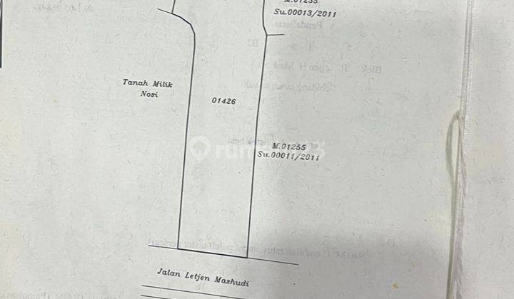 Tanah SHM di Pinggir Jalan Letjen Mashudi Dekat Area Rumah Makan 2