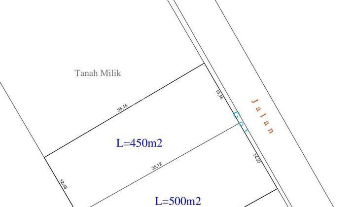 Prime area land at Mertasari V Temple 2