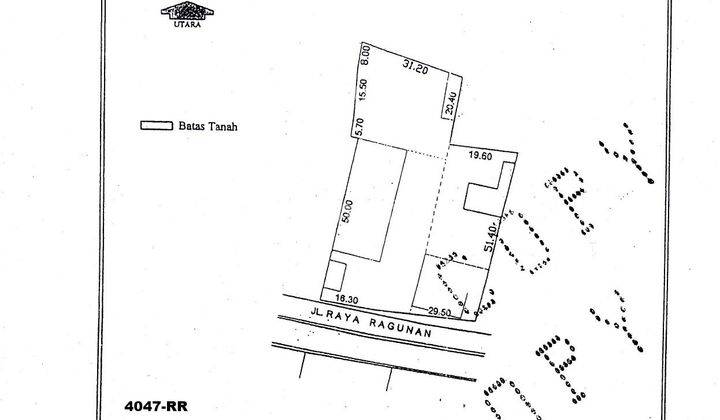 Dijual Ruko Hitung Tanah  Di Ragunan Pasar Minggu Jaksel 2