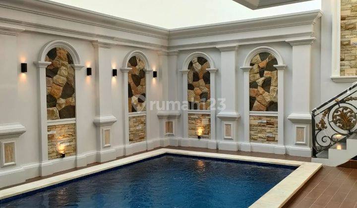 DIJUAL RUMAH SIAP HUNI, DESAIN EUROPEAN CLASSIC SELANGKAH KE MAMPANG PRAPATAN, KEMANG, RASUNA SAID DAN SUDIRMAN  1