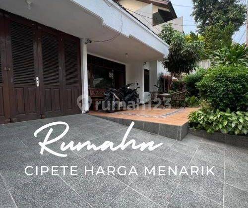 Dijual Rumah Lama Hitung Tanah Dilokasi Strategis, Dekat Mrt H Nawi, Kemang Dan Blok M di Abdul majid raya, Cipete 1