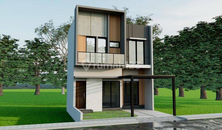 Dijual Rumah Baru Town House Cinangka Sawangan Depok 2