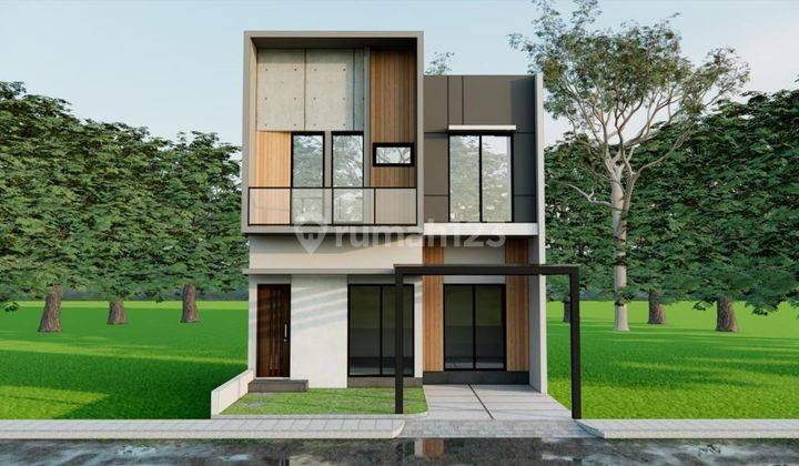 Dijual Rumah Baru Town House Cinangka Sawangan Depok 1