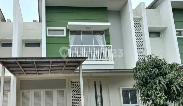 Sewa Furnished!! Rumah +Kanopi Summarecon Cluster Amanda 2 Kamar.