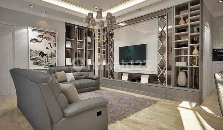 Sewa Rumah Golf Island Pik Luas 10X15 Full Furnish Mewah Bagus