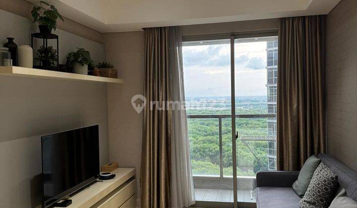 Sewa Apt Gold Coast PIK type 1BR luas 51m furnish interior mewah 1