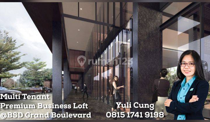 DiJual MINI OFFICE BUILDING GEDUNG KOMERSIAL BSD GRAND BOULEVARD 6