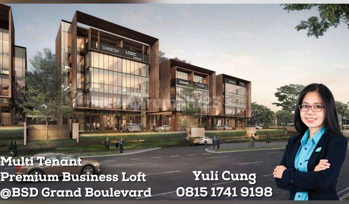 DiJual MINI OFFICE BUILDING GEDUNG KOMERSIAL BSD GRAND BOULEVARD 7