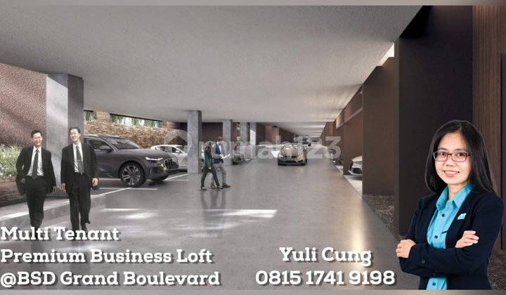 DiJual MINI OFFICE BUILDING GEDUNG KOMERSIAL BSD GRAND BOULEVARD 10