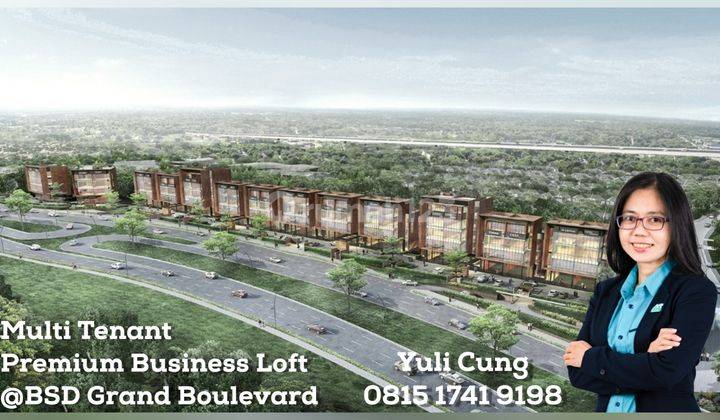 DiJual MINI OFFICE BUILDING GEDUNG KOMERSIAL BSD GRAND BOULEVARD 11