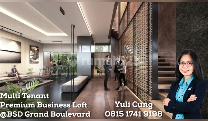 DiJual MINI OFFICE BUILDING GEDUNG KOMERSIAL BSD GRAND BOULEVARD 13