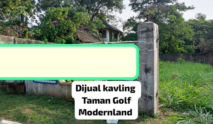 Dijual Tanah Kavling SHM Taman Golf Modernland, Tangerang 1