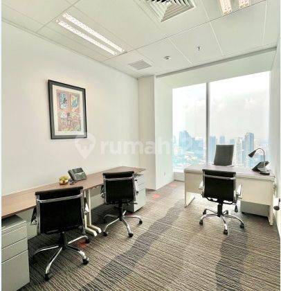 Window Office For Rent At Sahid Sudirman Center For 3 5 Persons At Idr 8.000.000 Month 1