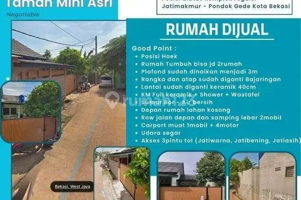 Rumah Siap Huni di Komplek Griya Taman Mini Asri, Jati Makmur  1