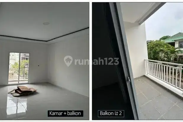 Rumah Baru Modern Minimalis 3 Lt di Jl. Way Seputih Tanjung Duren 2