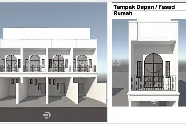 Rumah Baru Modern Minimalis 3 Lt Jl. Way Seputih, Tanjung Duren  1